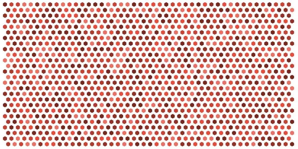 Altıgen kılavuz arka plan doku deseninin renkli. Petek vektör arka plan. İzometrik geometri. En boy oranı 2:1