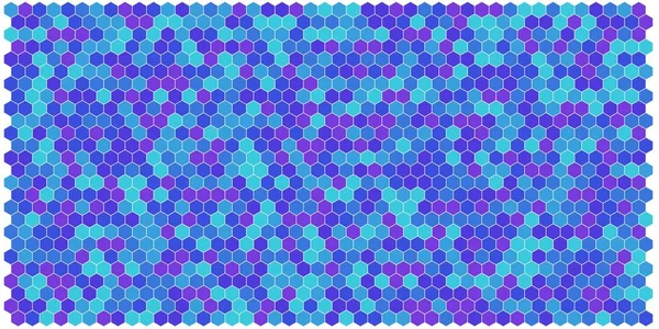 Hexagon Grid Background Texture Pattern Colorful Honeycomb Vector Background Isometric — Stock Vector