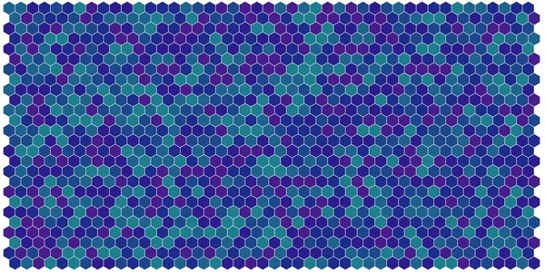 Hexagon Grid Background Texture Pattern Colorful Honeycomb Vector Background Isometric — Stock Vector