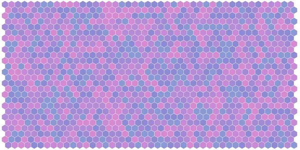 Altıgen kılavuz arka plan doku deseninin renkli. Petek vektör arka plan. İzometrik geometri. En boy oranı 2:1