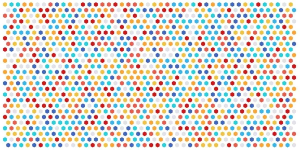 Altıgen kılavuz arka plan doku deseninin renkli. Petek vektör arka plan. İzometrik geometri. En boy oranı 2:1