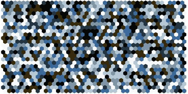 Altıgen kılavuz arka plan doku deseninin renkli. Petek vektör arka plan. İzometrik geometri. En boy oranı 2:1