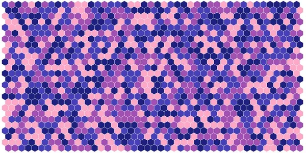 Altıgen kılavuz arka plan doku deseninin renkli. Petek vektör arka plan. İzometrik geometri. En boy oranı 2:1