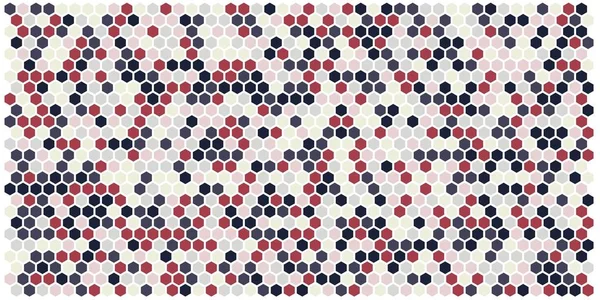 Altıgen kılavuz arka plan doku deseninin renkli. Petek vektör arka plan. İzometrik geometri. En boy oranı 2:1