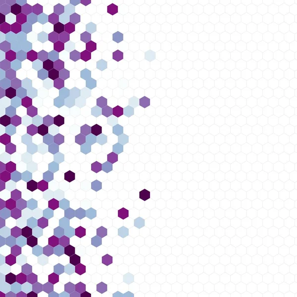 Grenli desen altıgenler renkli oluşur. Petek vektör arka plan. İzometrik geometri soyutlama. En boy oranı 1:1