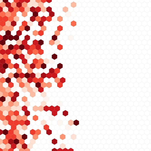Grenli desen altıgenler renkli oluşur. Petek vektör arka plan. İzometrik geometri soyutlama. En boy oranı 1:1