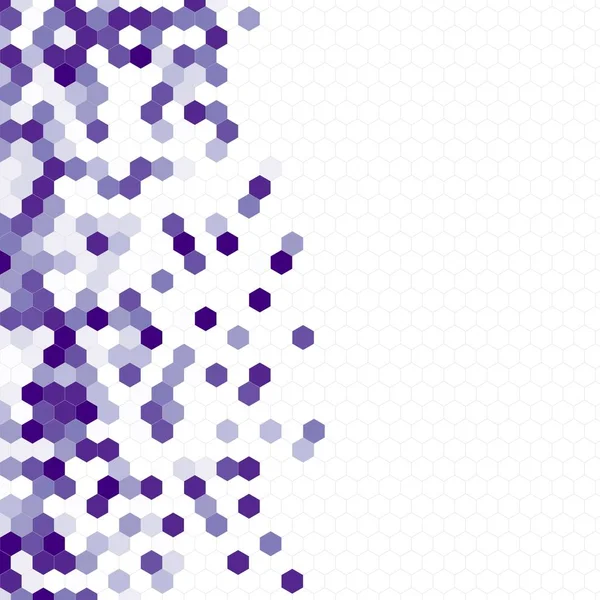 Grenli desen altıgenler renkli oluşur. Petek vektör arka plan. İzometrik geometri soyutlama. En boy oranı 1:1