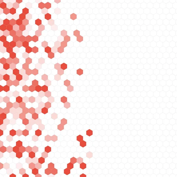 Grenli desen altıgenler renkli oluşur. Petek vektör arka plan. İzometrik geometri soyutlama. En boy oranı 1:1