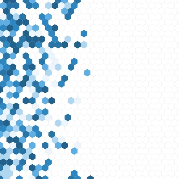 Grenli desen altıgenler renkli oluşur. Petek vektör arka plan. İzometrik geometri soyutlama. En boy oranı 1:1