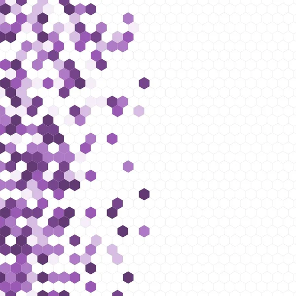 Grenli desen altıgenler renkli oluşur. Petek vektör arka plan. İzometrik geometri soyutlama. En boy oranı 1:1