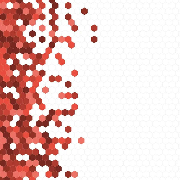 Grenli desen altıgenler renkli oluşur. Petek vektör arka plan. İzometrik geometri soyutlama. En boy oranı 1:1