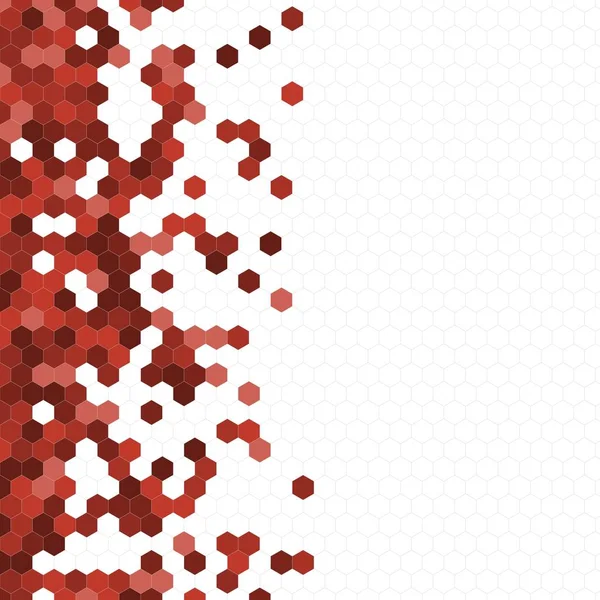 Grenli desen altıgenler renkli oluşur. Petek vektör arka plan. İzometrik geometri soyutlama. En boy oranı 1:1