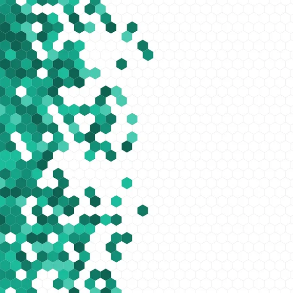 Grenli desen altıgenler renkli oluşur. Petek vektör arka plan. İzometrik geometri soyutlama. En boy oranı 1:1