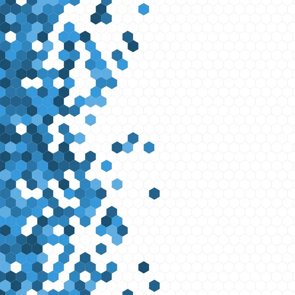 Grenli desen altıgenler renkli oluşur. Petek vektör arka plan. İzometrik geometri soyutlama. En boy oranı 1:1