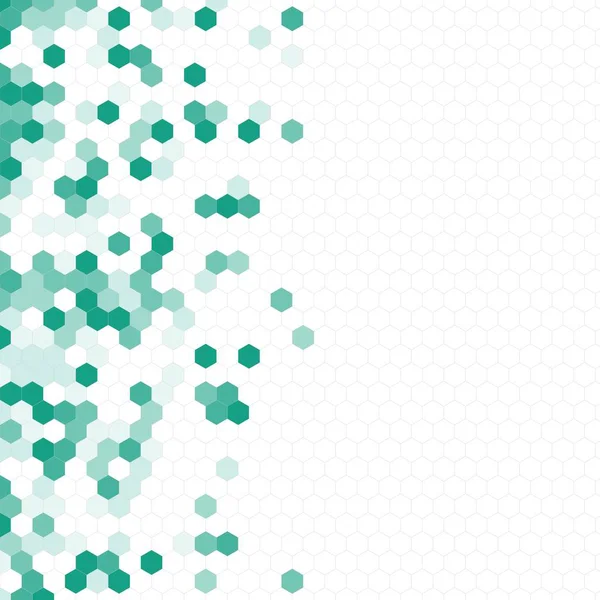 Grenli desen altıgenler renkli oluşur. Petek vektör arka plan. İzometrik geometri soyutlama. En boy oranı 1:1
