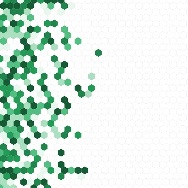 Grenli desen altıgenler renkli oluşur. Petek vektör arka plan. İzometrik geometri soyutlama. En boy oranı 1:1
