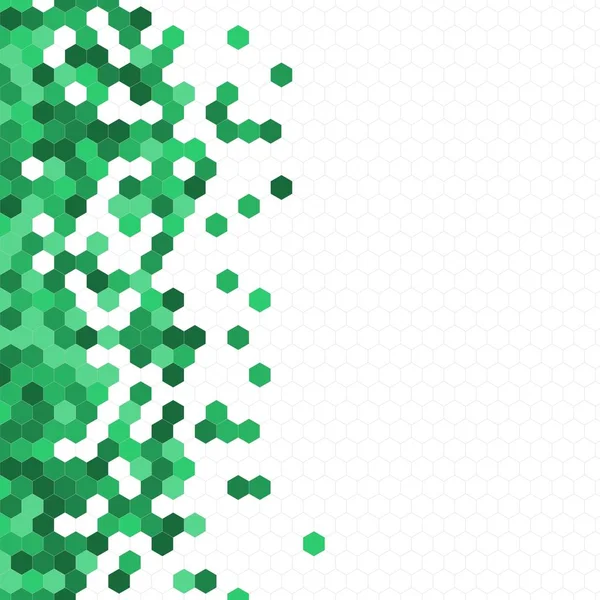 Grenli desen altıgenler renkli oluşur. Petek vektör arka plan. İzometrik geometri soyutlama. En boy oranı 1:1