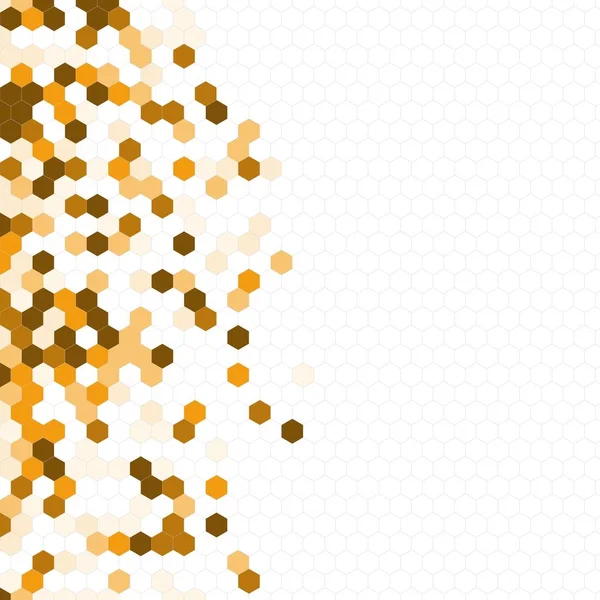Grenli desen altıgenler renkli oluşur. Petek vektör arka plan. İzometrik geometri soyutlama. En boy oranı 1:1