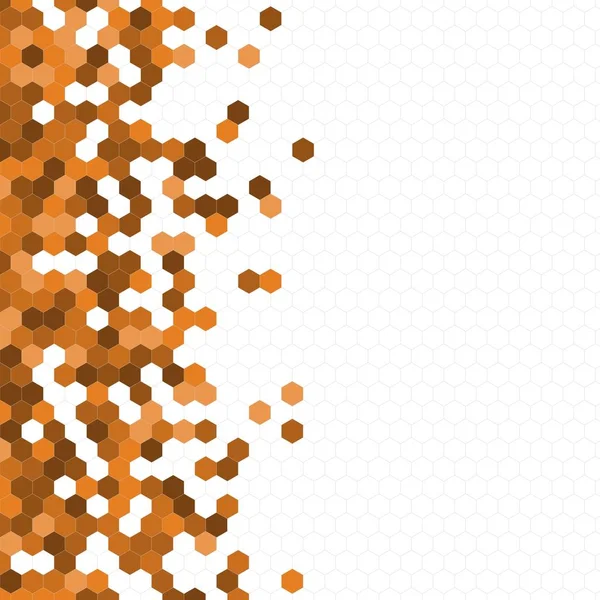 Grenli desen altıgenler renkli oluşur. Petek vektör arka plan. İzometrik geometri soyutlama. En boy oranı 1:1