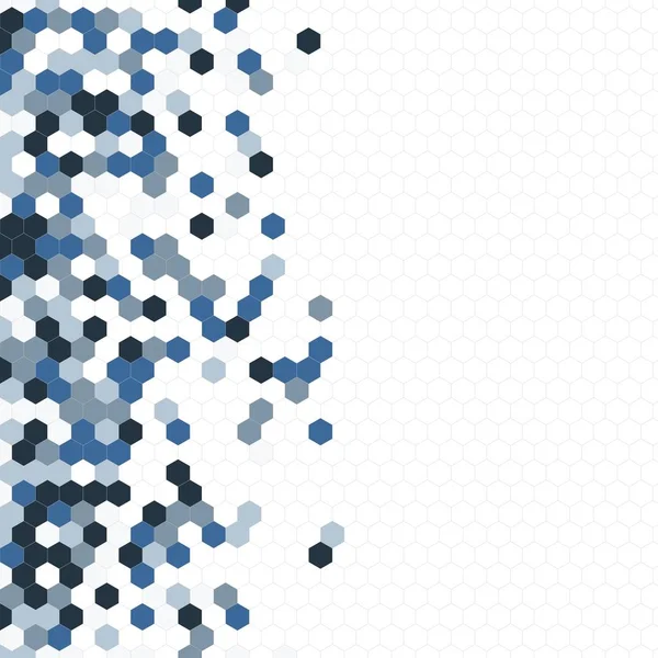 Grenli desen altıgenler renkli oluşur. Petek vektör arka plan. İzometrik geometri soyutlama. En boy oranı 1:1