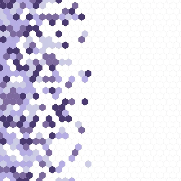 Grenli desen altıgenler renkli oluşur. Petek vektör arka plan. İzometrik geometri soyutlama. En boy oranı 1:1