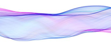 Soyut dalga renkli arka plan. Süpürme satırlar. Yaratıcı grafik tasarım. Dekoratif fraktal stili.