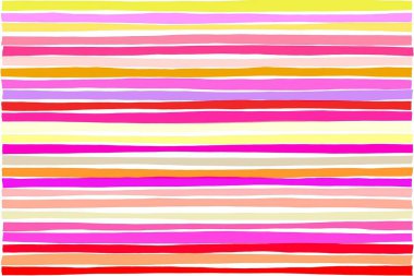 Renkli gradyan paralel yatay çizgiler desen resim, düzen soyut canlı ya da yaratıcı tasarım için. Kesit