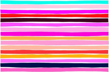 Renkli gradyan paralel yatay çizgiler desen resim, düzen soyut canlı ya da yaratıcı tasarım için. Kesit