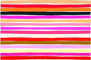 Renkli gradyan paralel yatay çizgiler desen resim, düzen soyut canlı ya da yaratıcı tasarım için. Kesit