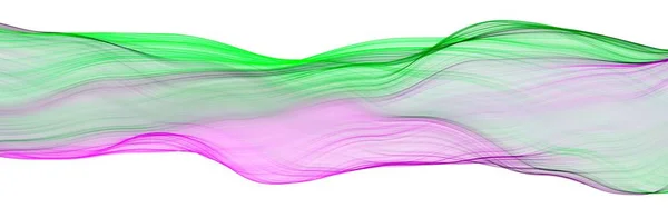 Abstract wave colorful background. Sweeping lines. Creative graphic design. Decorative fractal style.