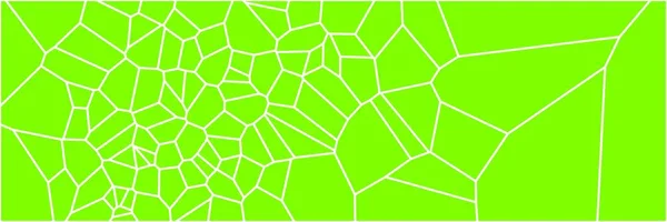 彩色玻璃五颜六色的沃罗诺伊多边形算法背景 矢量抽象 不规则的细胞模式 几何形状网格纹理 纵横比3 — 图库矢量图片