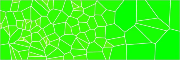 Vitrail Coloré Voronoi Algorithme Polygonal Fond Vecteur Abstrait Modèle Cellules — Image vectorielle