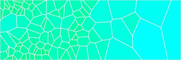 Vidrieras Colorido Voronoi Fondo Algoritmo Poligonal Vector Abstracto Patrón Células — Vector de stock