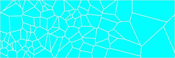 Vidrieras Colorido Voronoi Fondo Algoritmo Poligonal Vector Abstracto Patrón Células — Vector de stock