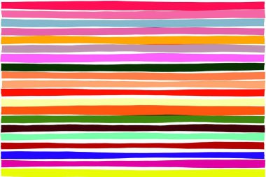 Renkli gradyan paralel yatay çizgiler desen resim, düzen soyut canlı ya da yaratıcı tasarım için. Kesit