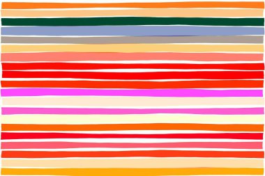 Renkli gradyan paralel yatay çizgiler desen resim, düzen soyut canlı ya da yaratıcı tasarım için. Kesit