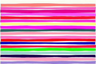 Renkli gradyan paralel yatay çizgiler desen resim, düzen soyut canlı ya da yaratıcı tasarım için. Kesit