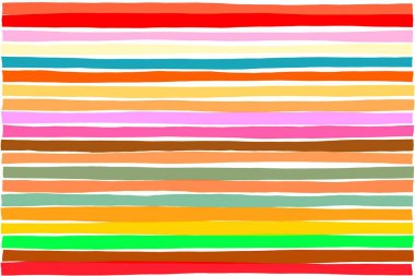 Renkli gradyan paralel yatay çizgiler desen resim, düzen soyut canlı ya da yaratıcı tasarım için. Kesit