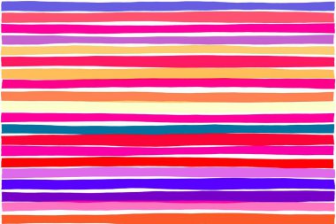 Renkli gradyan paralel yatay çizgiler desen resim, düzen soyut canlı ya da yaratıcı tasarım için. Kesit