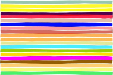 Renkli gradyan paralel yatay çizgiler desen resim, düzen soyut canlı ya da yaratıcı tasarım için. Kesit