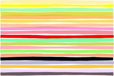 Renkli gradyan paralel yatay çizgiler desen resim, düzen soyut canlı ya da yaratıcı tasarım için. Kesit