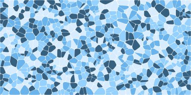 Vitray renkli voronoi fileto, vektör soyut ile. Düzensiz hücre arka plan deseni. 2D geometrik şekiller kılavuz. En boy oranı 2:1