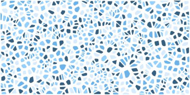 Vitray renkli voronoi fileto, vektör soyut ile. Düzensiz hücre arka plan deseni. 2D geometrik şekiller kılavuz. En boy oranı 2:1