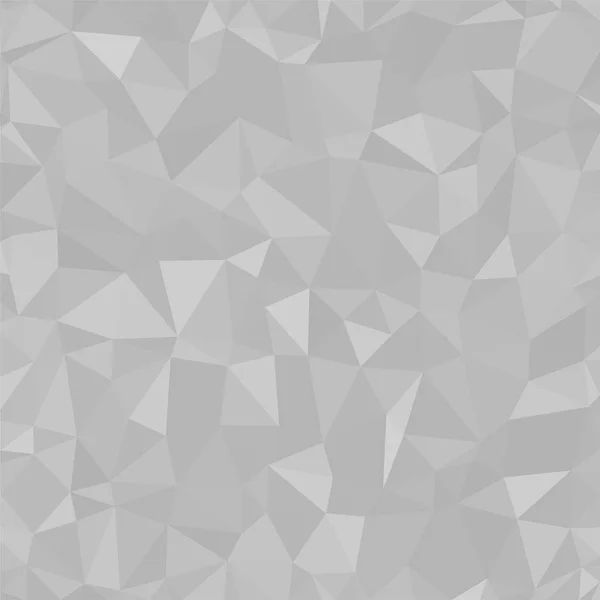 Poly Bas Triangulaire Gris Clair Argent Fond Motif Mosaïque Illustration — Image vectorielle