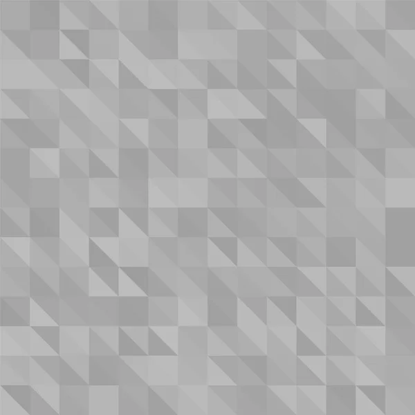 Trojúhelníkový Nízký Poly Světle Šedá Stříbrná Mozaika Vzor Pozadí Vektor — Stockový vektor