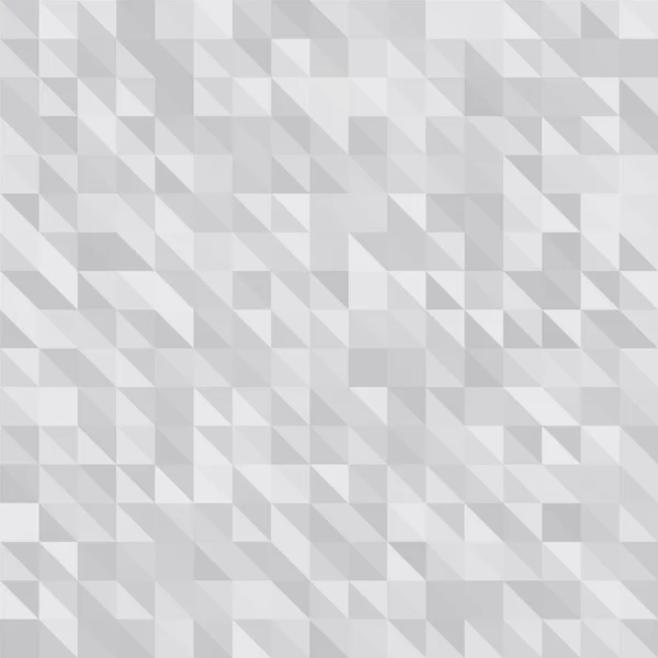 Triangular Low Poly Light Grey Silver Mosaic Pattern Background Vector — Stock Vector