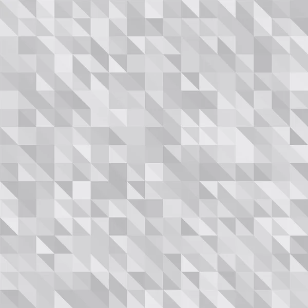 Triangular Low Poly Light Grey Silver Mosaic Pattern Background Vector — Stock Vector