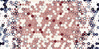 Soyut renkli tuval kare geometrik dikişsiz desen arka plan 