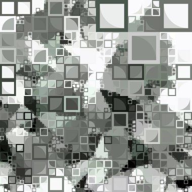 Soyut renkli tuval kare geometrik dikişsiz desen arka plan 