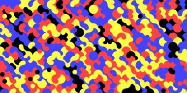 Soyut renkli tuval kare geometrik dikişsiz desen arka plan 